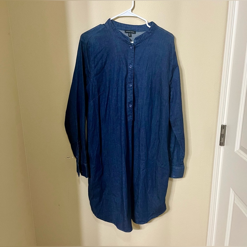 Universal Standard Hannah Button Down Denim Dress - image 3